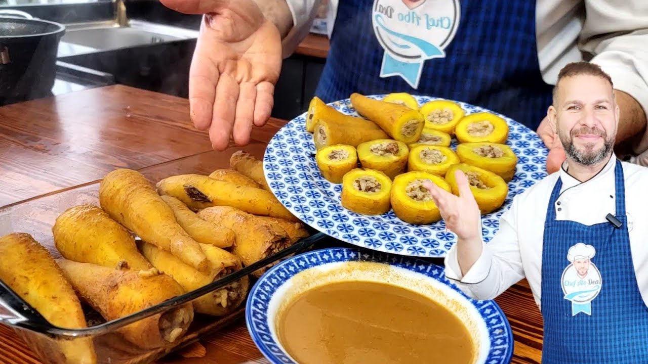 محشي الجزر على الطريقة الحمصية وصفة لذيذة مع الشيف أبوضياءالدسوقي