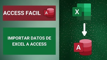 Importar datos de Excel a Access