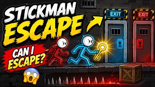 😱 STICKMAN ESCAPE! Can I Escape This Prison? 🔥 | Prison Break Gameplay screenshot 5