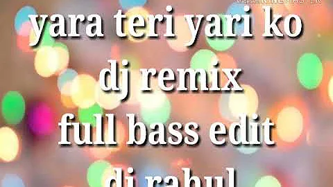 Yara Teri yaari Ko DJ Rahul making video song