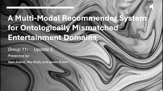 A Multi Modal Recommender System for Ontologically Mismatched Entertainment Domains