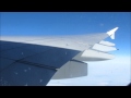 Lufthansa A380 Turbulence over the Atlantic Ocean