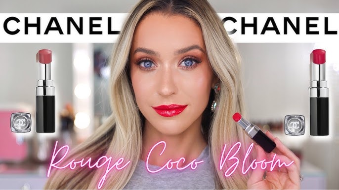 perfect for summer* CHANEL ROUGE COCO BLOOM Try On, Swatch