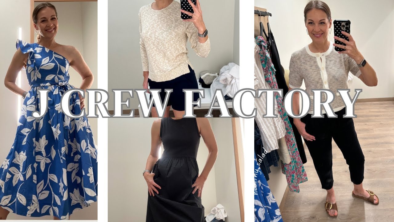 Trying On J Crew Factory: Fashion Haul & Try-on!