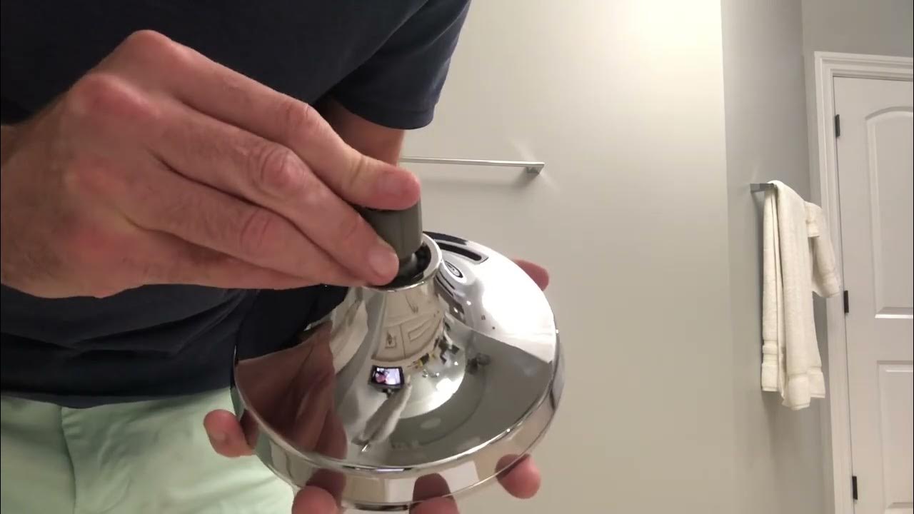 How to Remove a Flow Restrictor From a Showerhead YouTube
