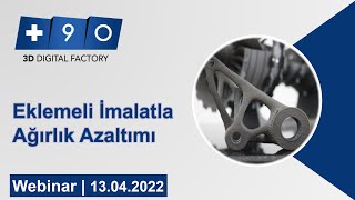 Webinar: Eklemeli İmalatla Ağırlık Azaltımı (13 Nisan 2022)