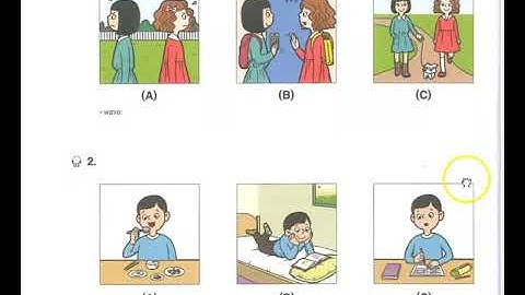 Toefl Primary - Step 2 Unit 1 Best Friend - Full Listening Questions