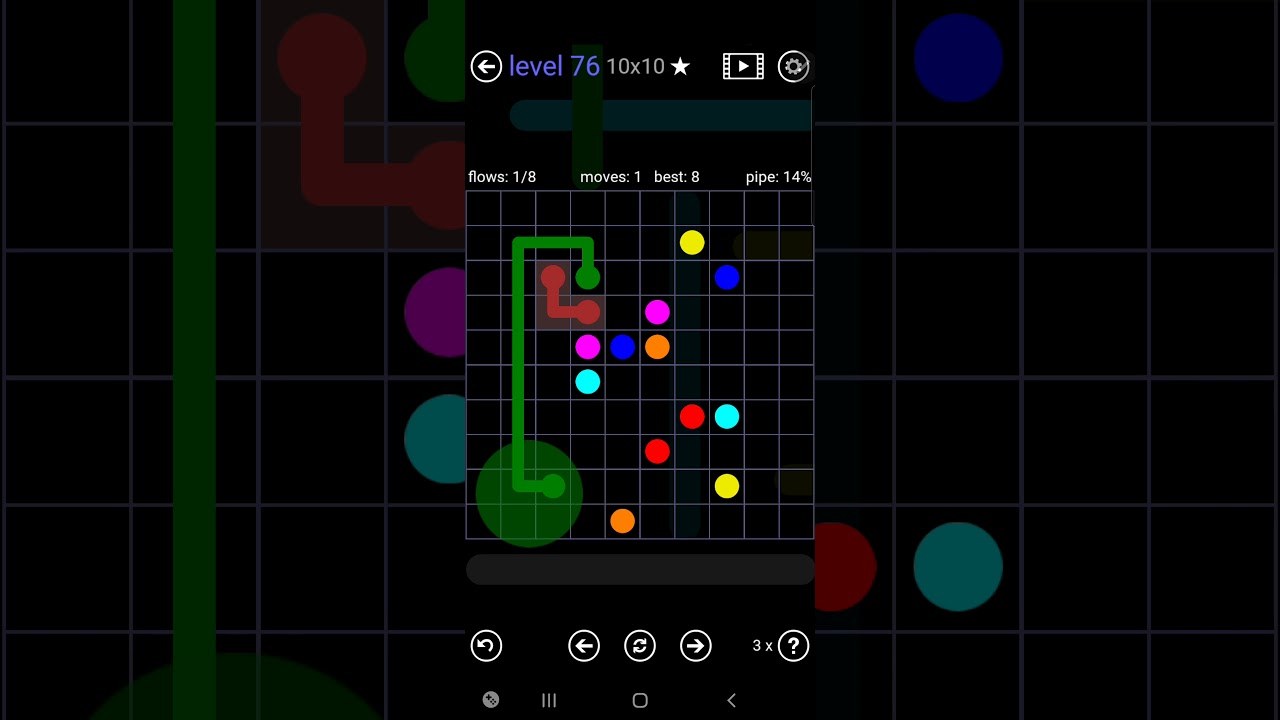 How To Solve Flow Free 10x10 Mania Level 76 Hard Board Walk Through Solution Walkthrough