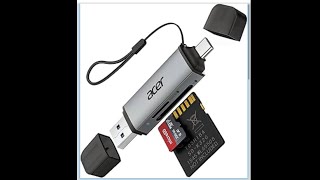 acer SD Card Reader USB C