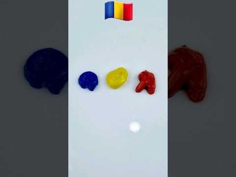 What color do mixed Flag Romania make №10 #colormixing #paintmixing #satisfyingart #asmart