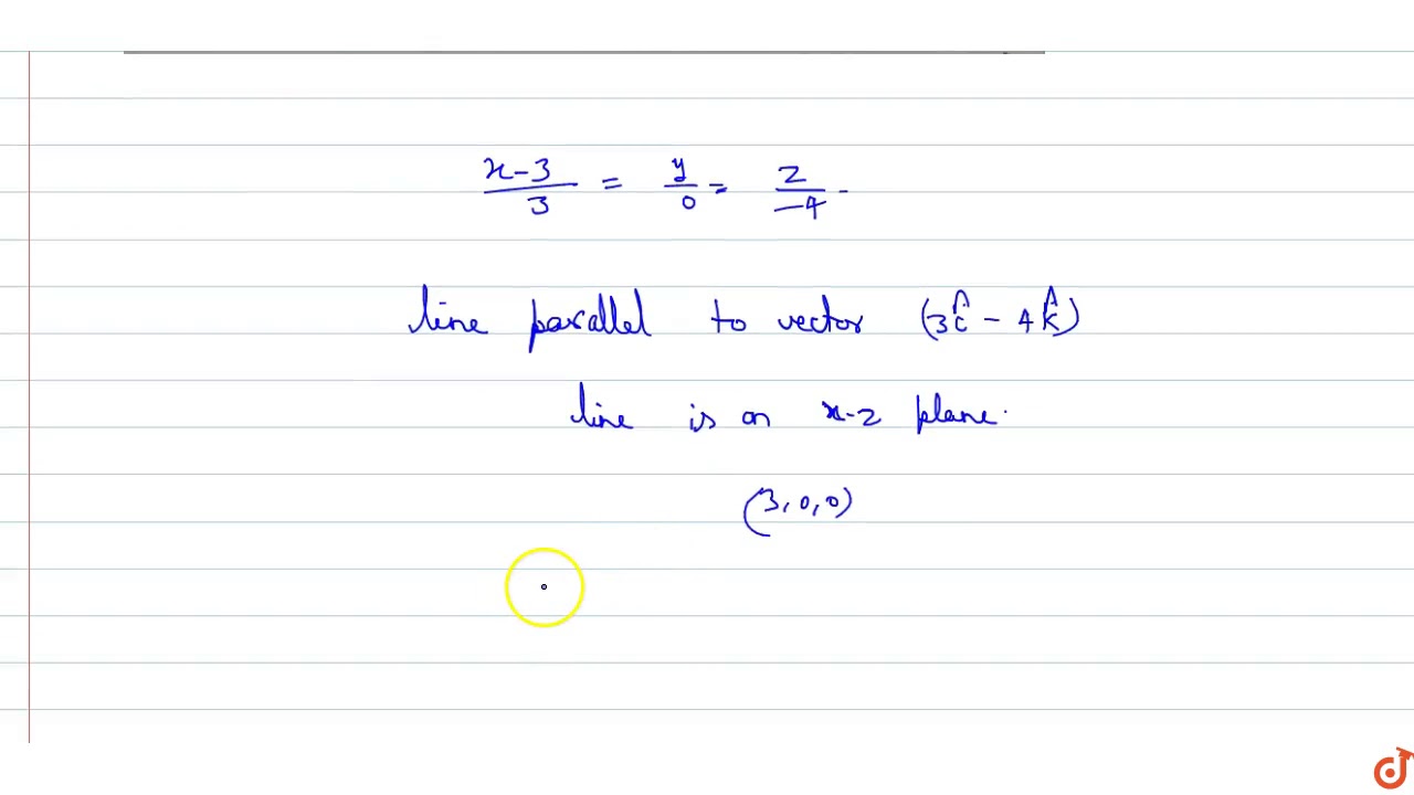 The Shortest Distance Between The Line x 3 3 y 0 z 4 And The Y the-shortest-distance-between-the-line-x-3-3-y-0-z-4-and-the-y