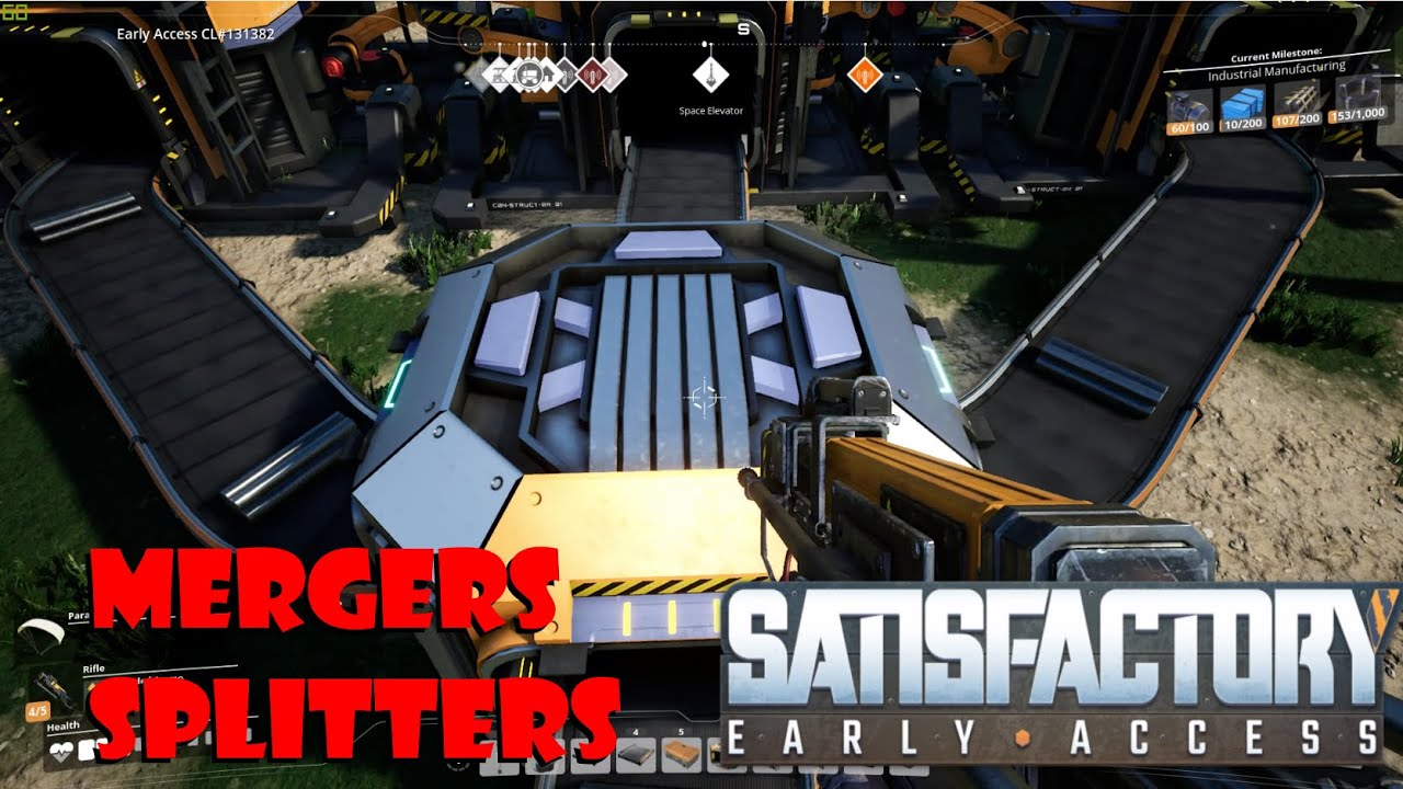 Using Splitters and Mergers in Satisfactory A starter guide to line