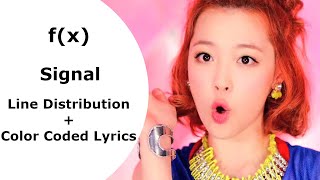 f(x) 에프엑스 - 시그널 (Signal) (Line Distribution + Color Coded Ly…