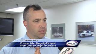 Escaped inmate found in Concord