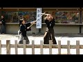Japanese sword fight (wood sword fighting) Japanese sword fight (wood sword fighting)