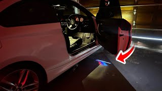 INSTALLING DOOR PROJECTORS ON MY BMW 220i BUILD