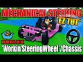 【👑BEST&EZ!】*Mechanical Steering*/*Working Steering Wheel* Tutorials In Build A Boat Roblox!!