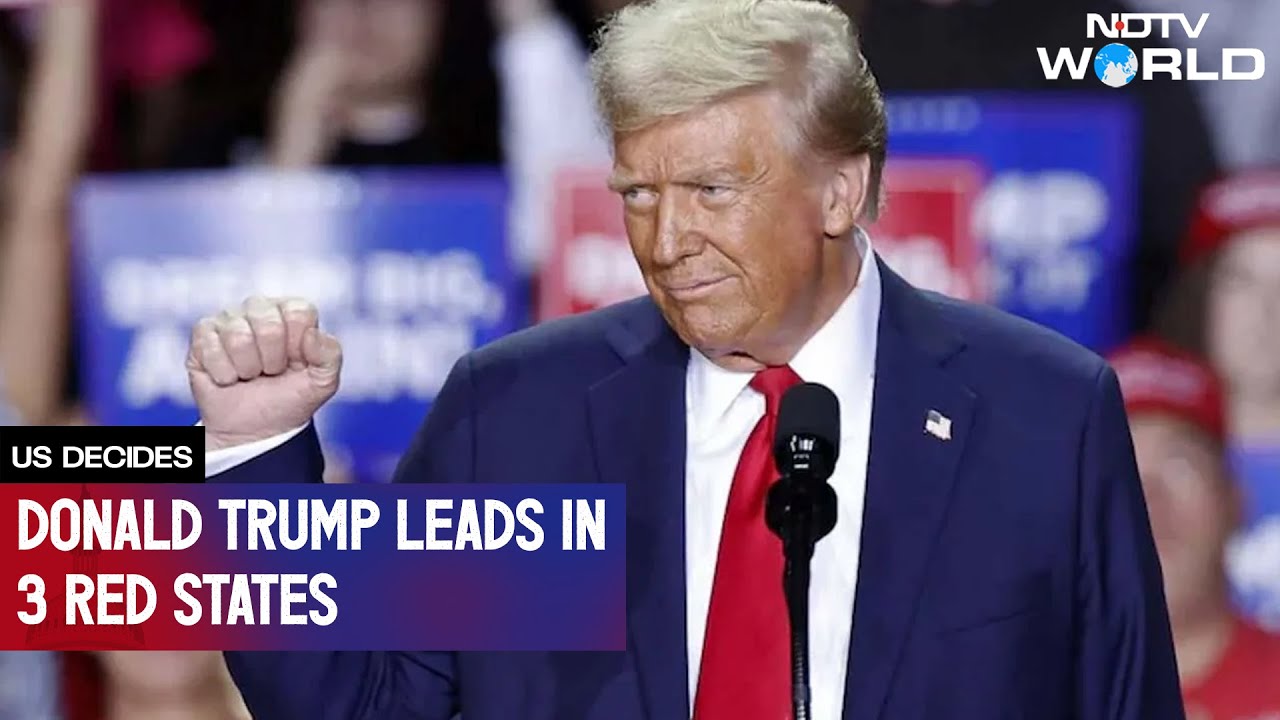 US Election Result | Donald Trump Leads In 3 Red States As Counting ...