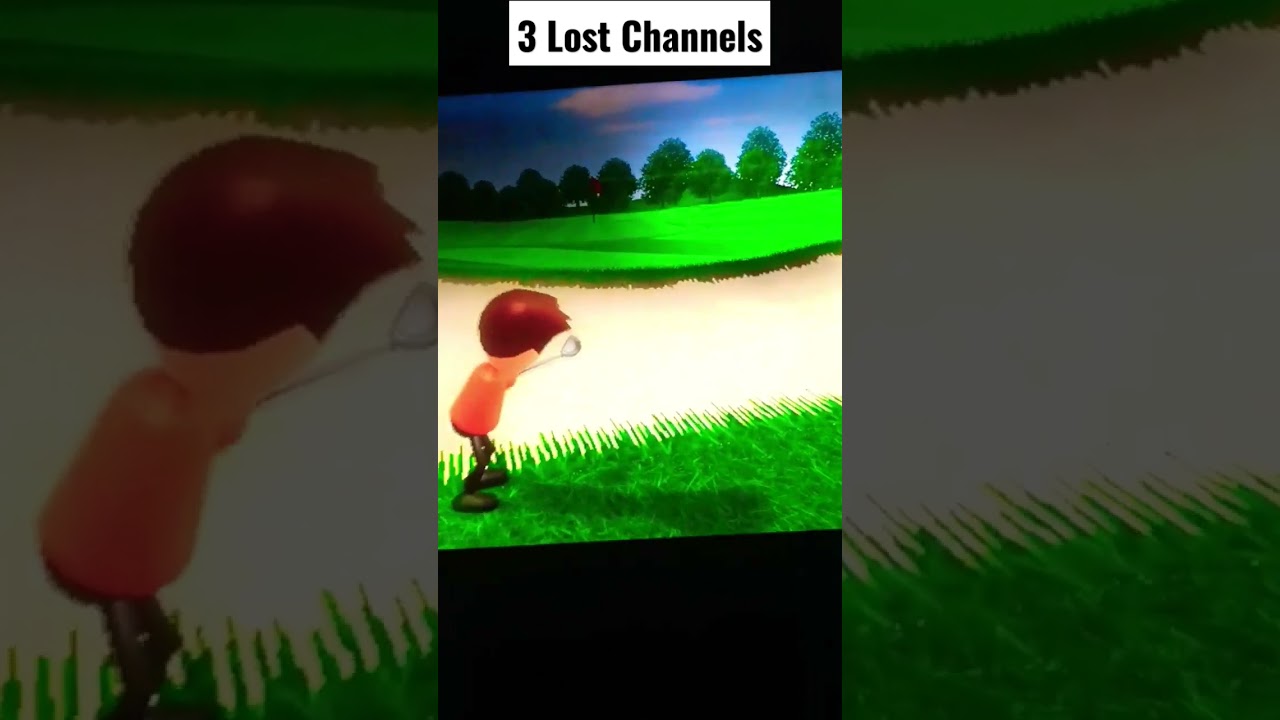 Among Us Moment In Wii Sports Golf 