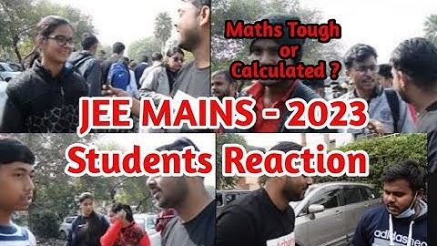 Students Reaction After Exam on 31 January of JEE MAIN 2023 Shift 1 | Live Students Review