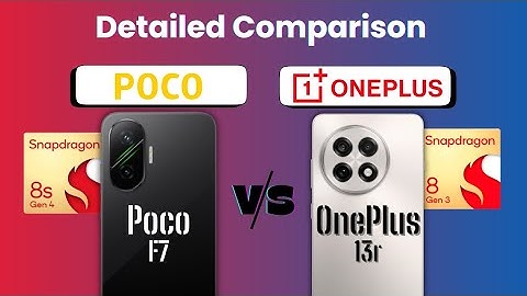 Poco F7 vs OnePlus 13r🔥 - Detailed Specs Comparison | The gaming beast from Poco or the OnePlus 13r?