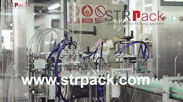 Liquid Filling and Capping Monoblock Machine Double Sides Labeller Horizontal Cartoning Machine