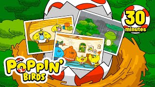 Rain Rain Go Away - 30 minutes - / POPPIN' BIRDS