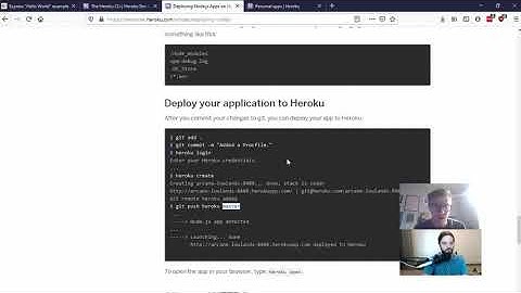 Deploying a Node.js Express app with Heroku