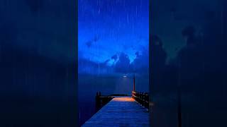 Dark Night Rain & Thunder 🌙⚡ 🎥 Full video available on the channel. #calm #rain #relax