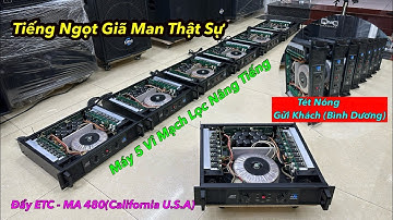 🌹Tét Nóng (Gửi Khách Bình Dương)Cục Đẩy ETC California U.A.S(MA-428)Máy 5 Vỉ Mạch Lọc Nâng Tiếng 
