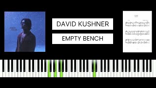 David Kushner - Empty Bench (BEST PIANO TUTORIAL & COVER)
