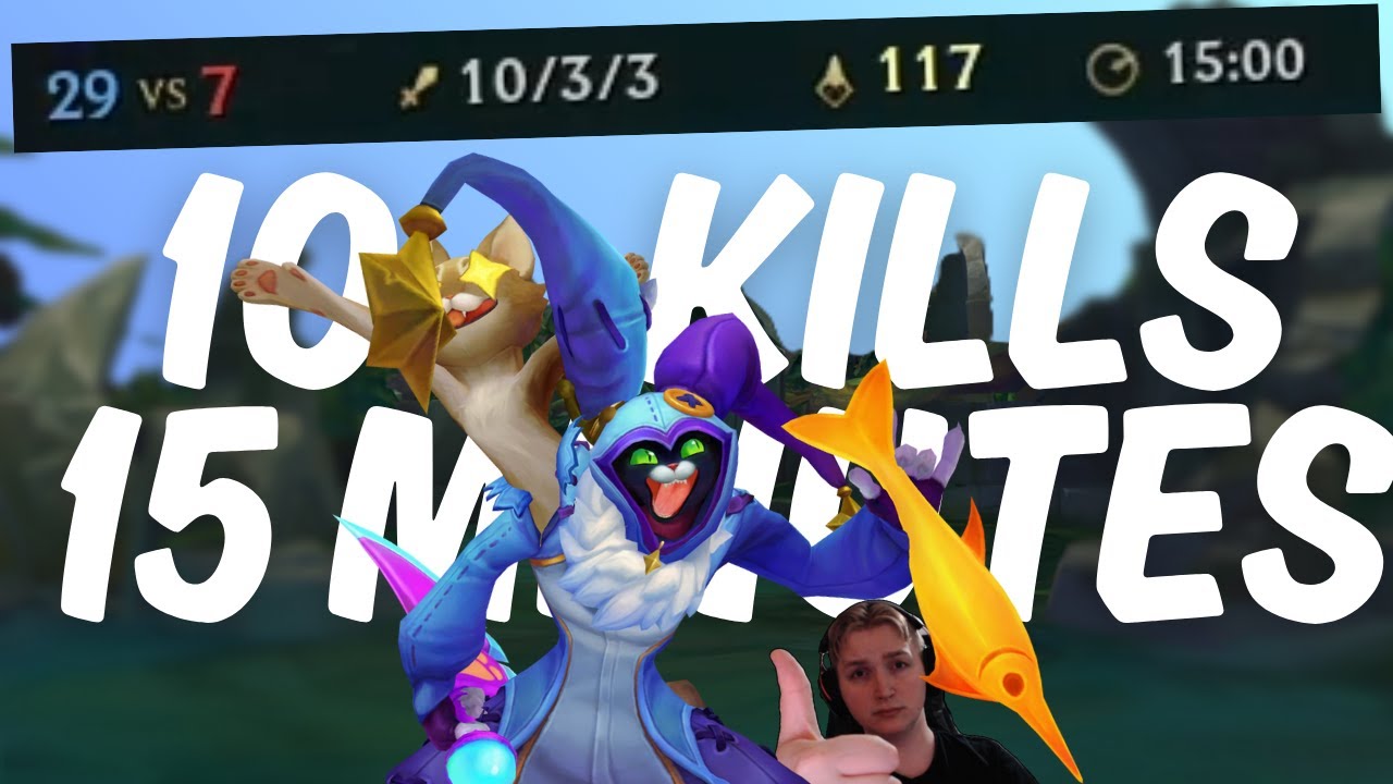 10 kills in 15 minutes | Full game, AP Shaco