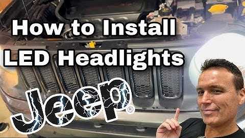 ⚡️How to Install LED Headlights Jeep Renegade ⚡️ SEALIGHT 9008/H13 LED Bulbs