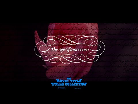 The Age of Innocence (1993) title sequence