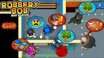 Robbery Bob - Prison vs Robbery Bob 2 Gameplay Walkthrough Ep 142