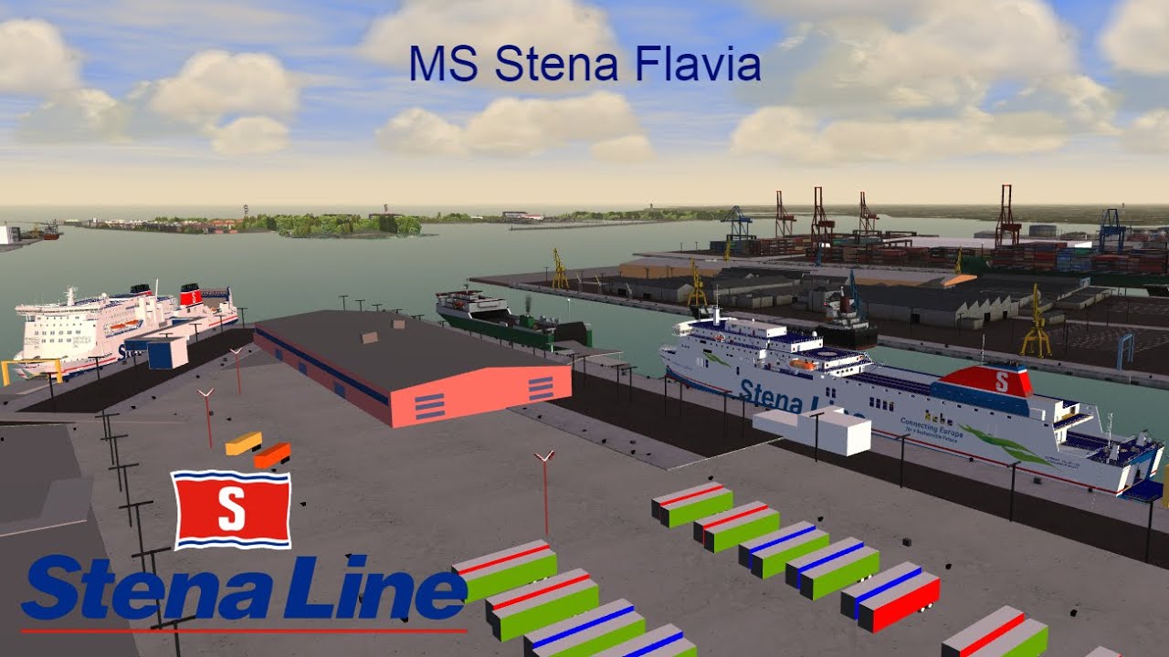 Stena Line Sim Vehicle Simulator | MS Stena Flavia | Rostock-Trelleborg - YouTube