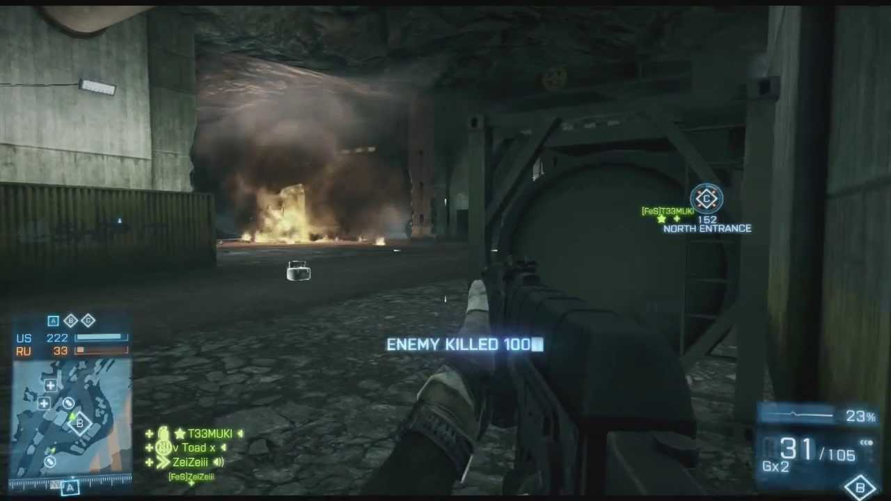 FeS vs styX T5 Damavand Peak US Side (Battlefield 3 BF3 Clan Match)