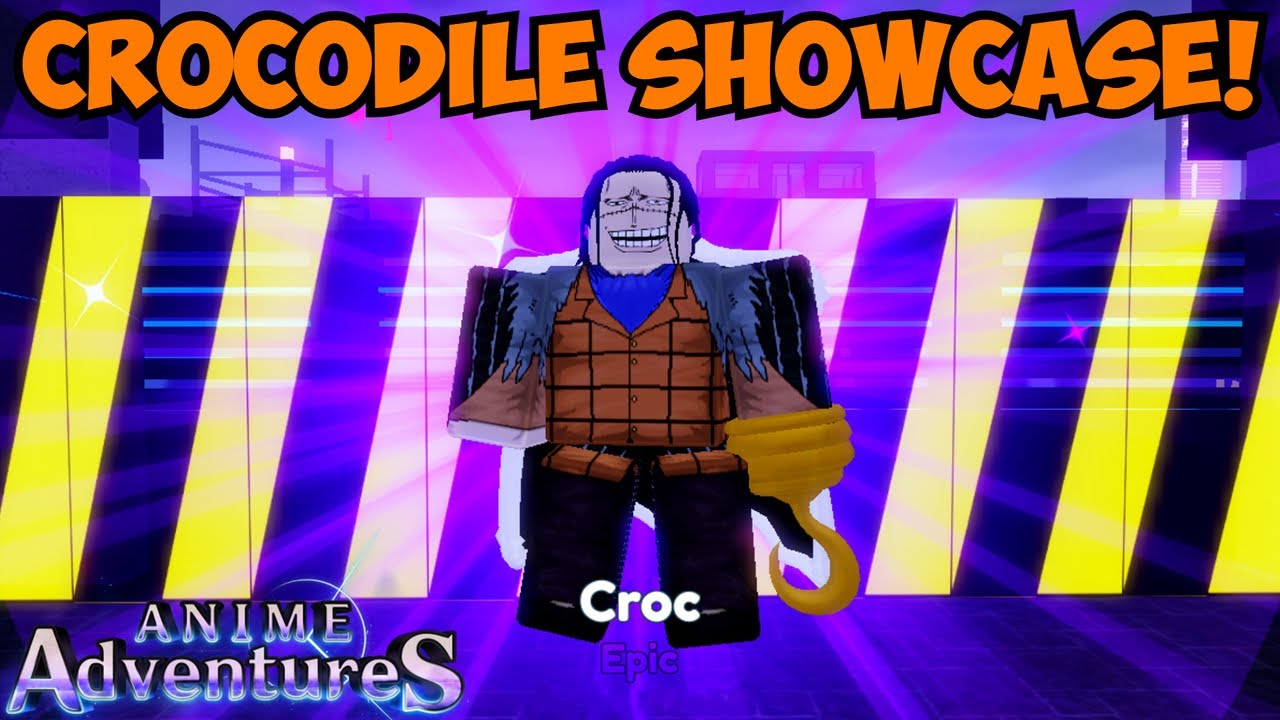  new code anime adventures new crocodile croc showcase best epic