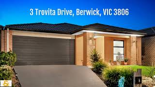 For Sale: 3 Trovita Drive, Berwick, VIC 3806