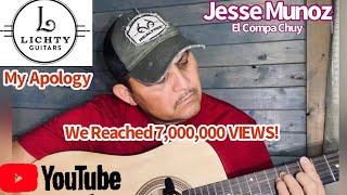 We Reached 7,000,000 VIEWS!  My Apology to LICHTY GUITARS!  (LLEGAMOS A LOS SIETE MILLONES DE VISTAS