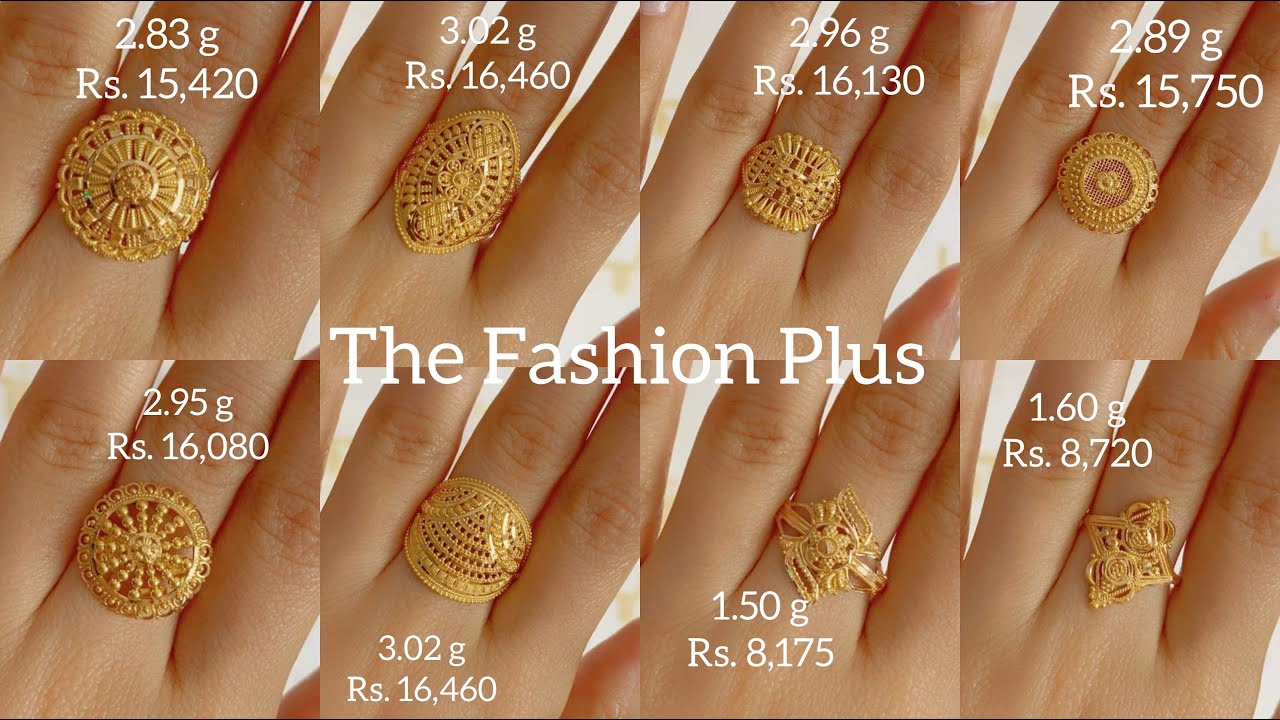 Under 1.5 Gram Gold Ring Designs With Price || Simple Daily Use Gold Ring  Designs@Crazy_Jena - YouTube