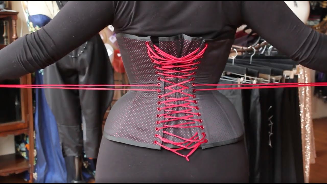 Dark Garden Corsetry Self-Lacing Tutorial 