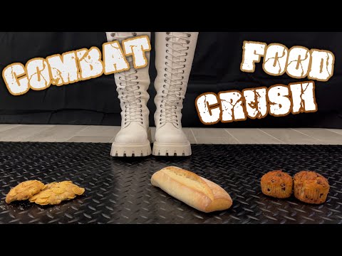 White Combat Food Crush - ASMR