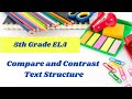 Understanding Compare and Contrast Text Structure