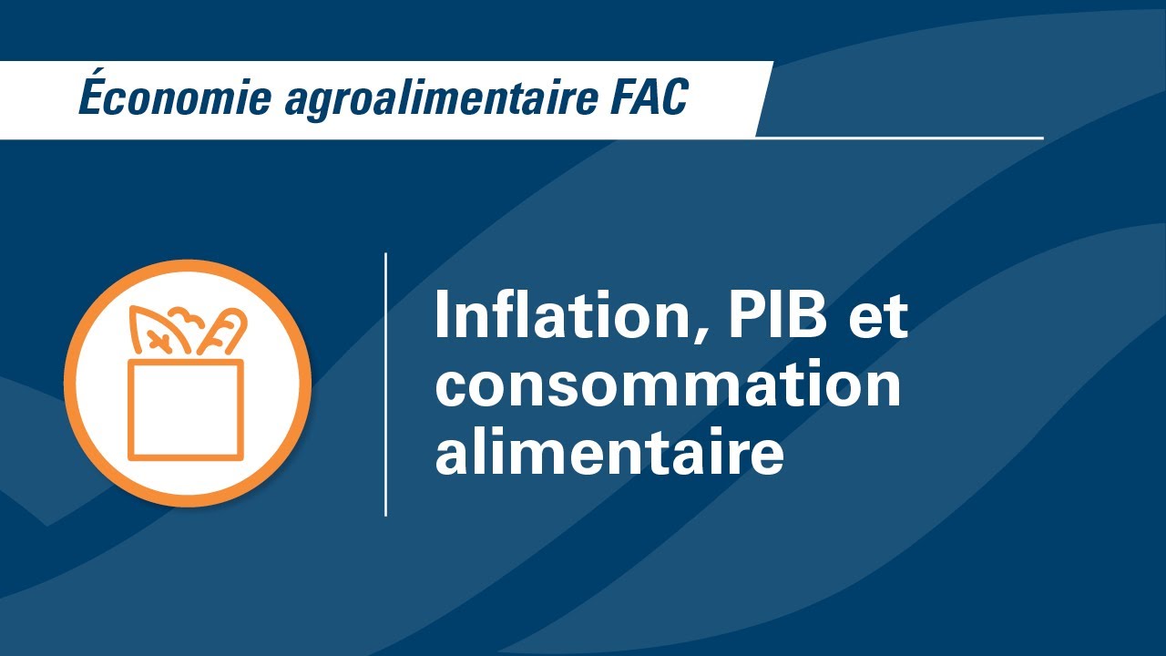 Pib Inflation Inflation, PIB et consommation alimentaire : Économie agroalimentaire ...
