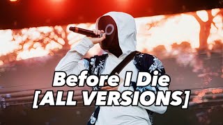 Before I Die [ALL VERSIONS] - Boywithuke Resimi