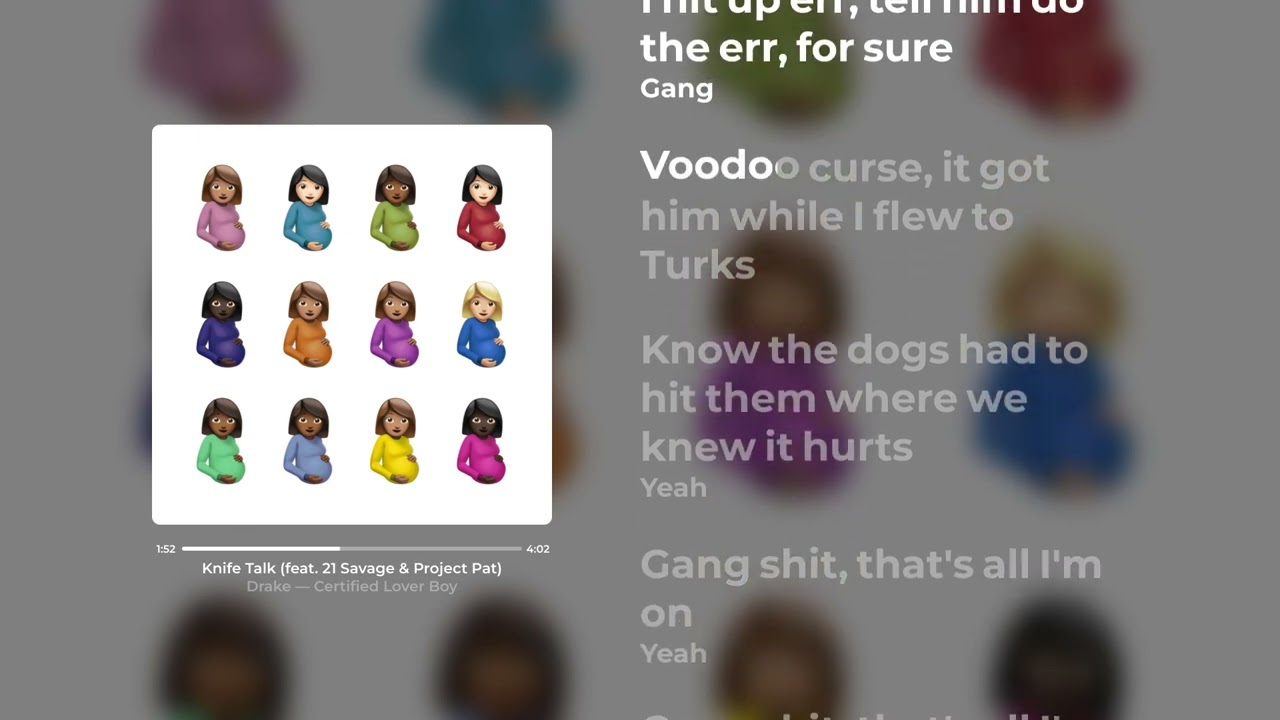 Drake - Knife Talk (feat. 21 Savage & Project Pat) (Lyrics)