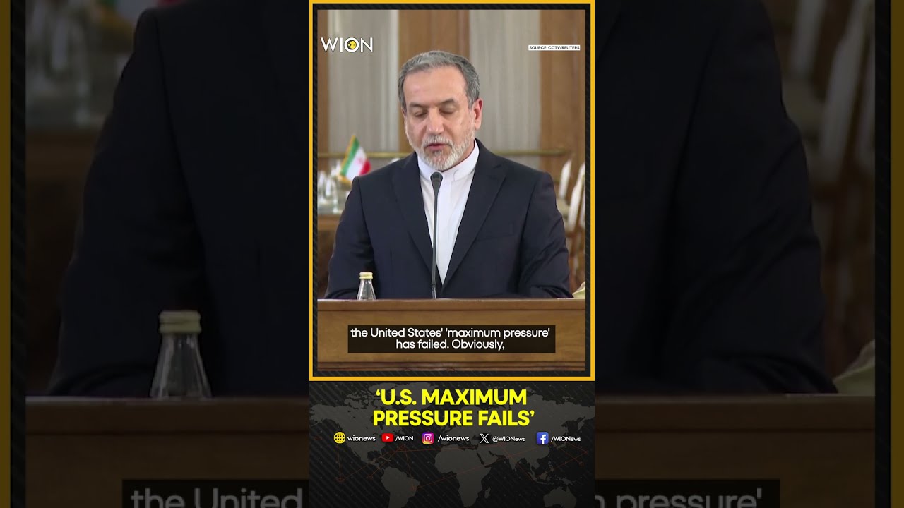 United States Maximum Pressure Fails Iranian Foreign Minister Seyed Abbas Araghchi WION Shorts
