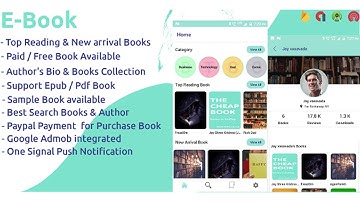 E-Book android app Online (Free/paid book + paypal) + admin panel | Codecanyon Scripts and Snippets