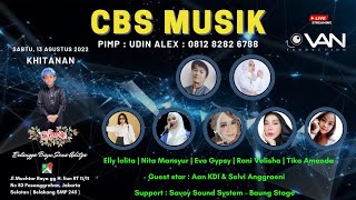 LIVE STREAMING CBS MUSIK - 13 AGUSTUS 2022